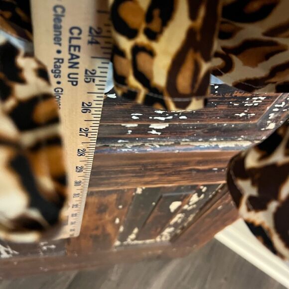 Guess Los Angeles Animal Print Sweetheart neck sun dress w ruffles. Size Small - Picture 4 of 5